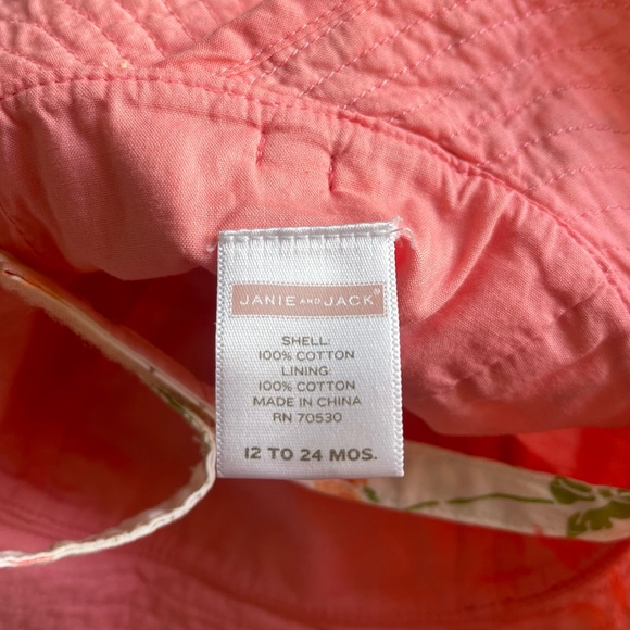 Janie and Jack Floral Sun Hat - Picture 4 of 4